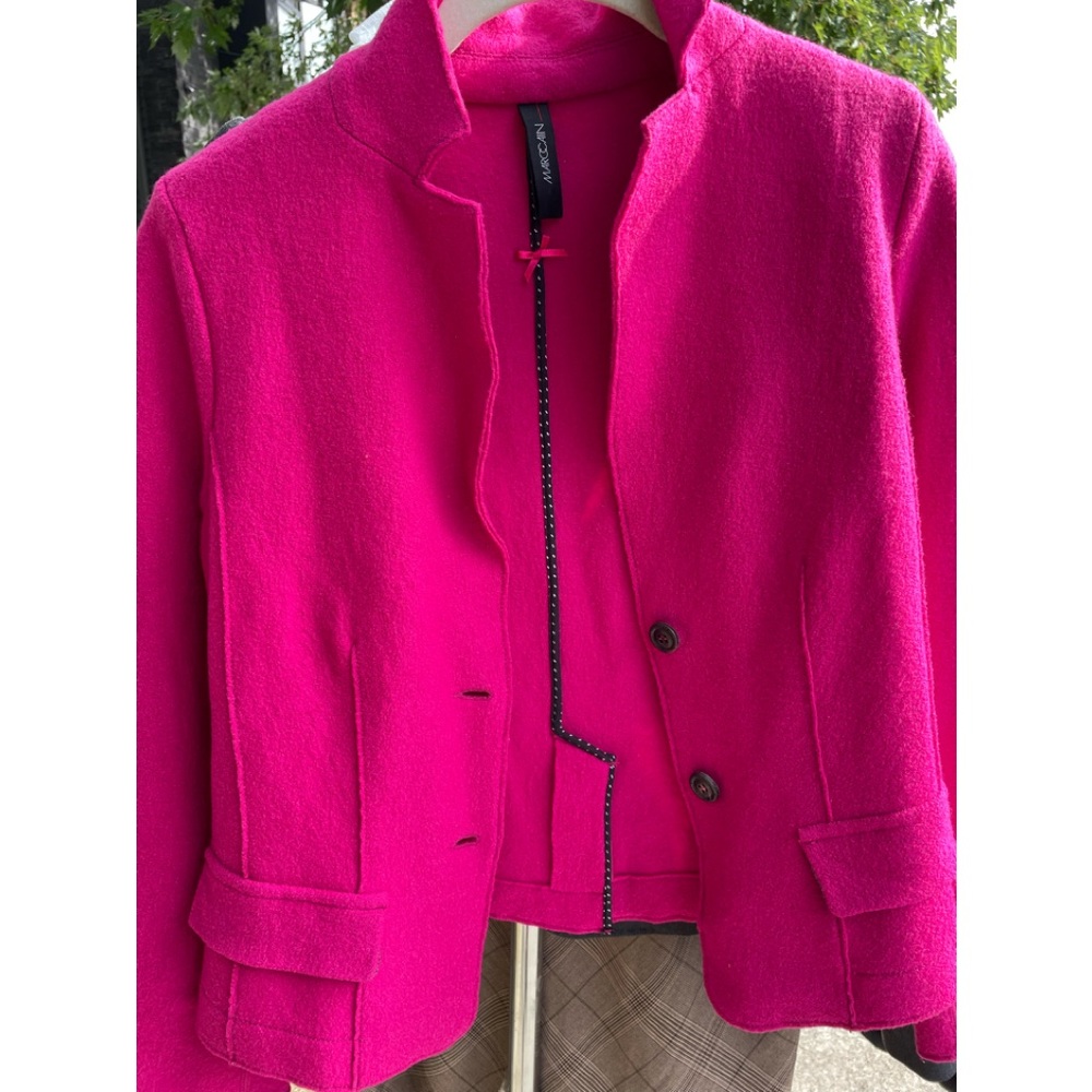Barbie Core Marc Cain Felted Wool suit